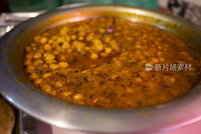 Chana masala麻辣食物库存照片